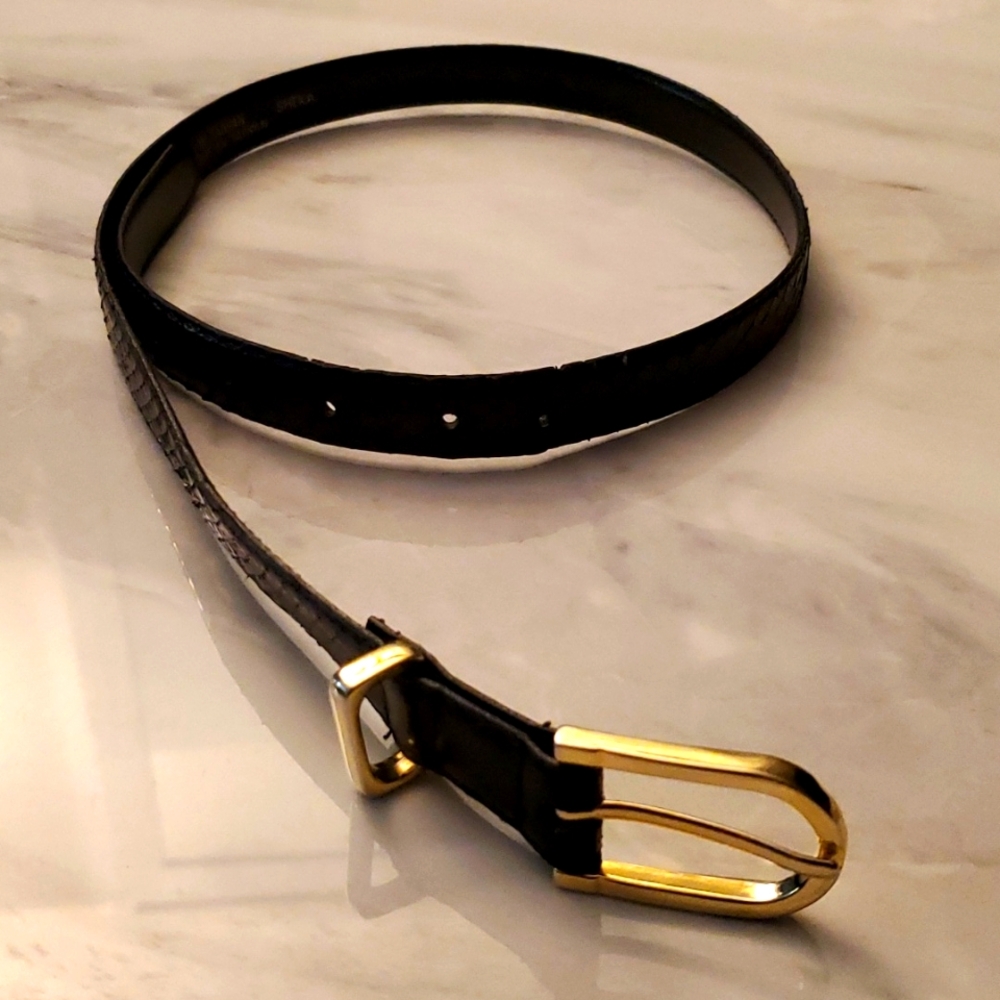 Genuine Snake Skin Belt